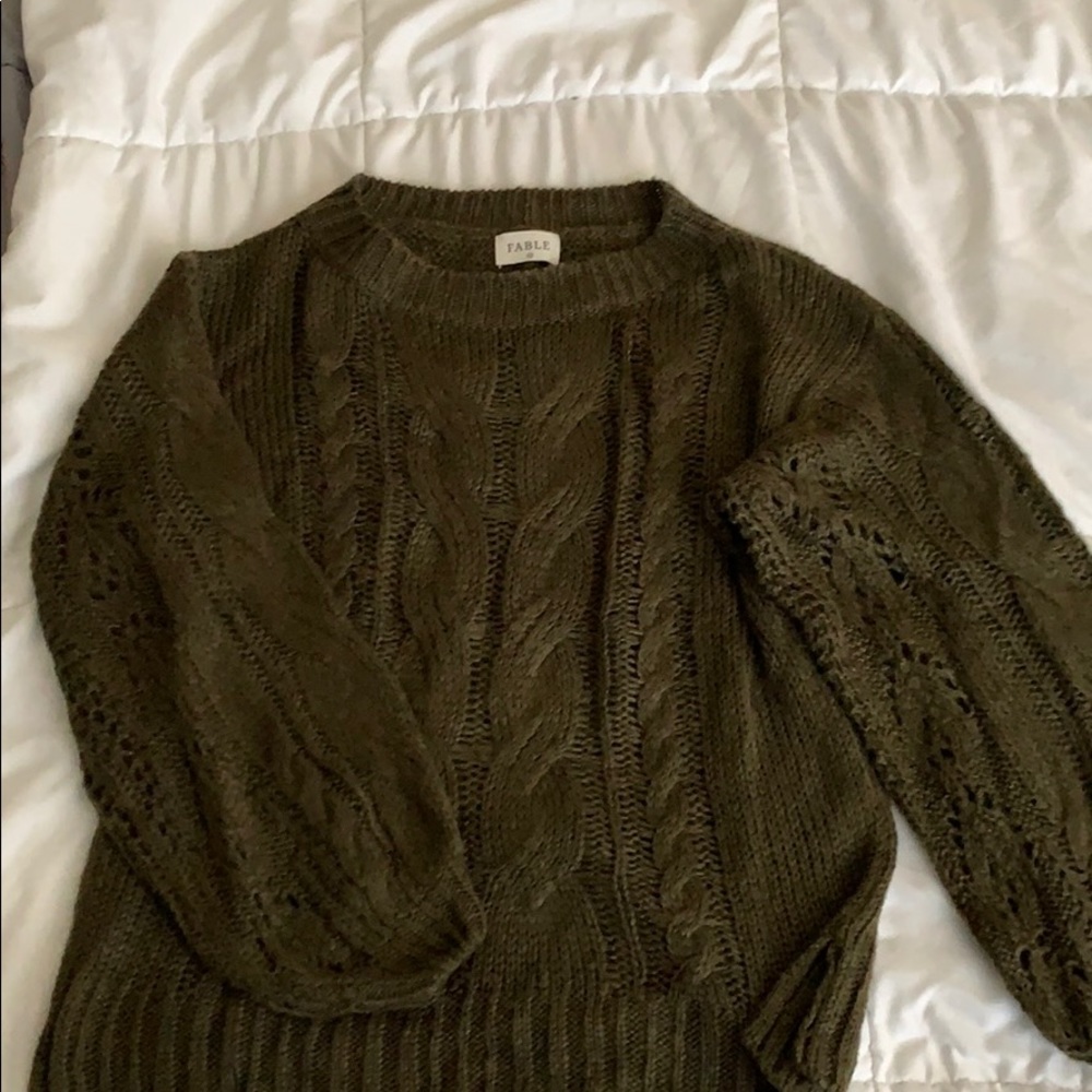 Fable Boatnwck Knit Sweater